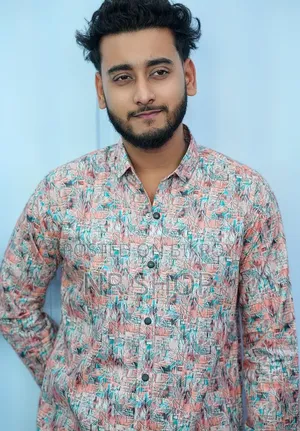 Digital Print Cotton Shirt