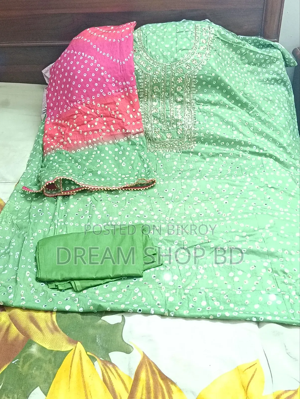 New Delhi Boutique Mirror Work Cotton 3pc