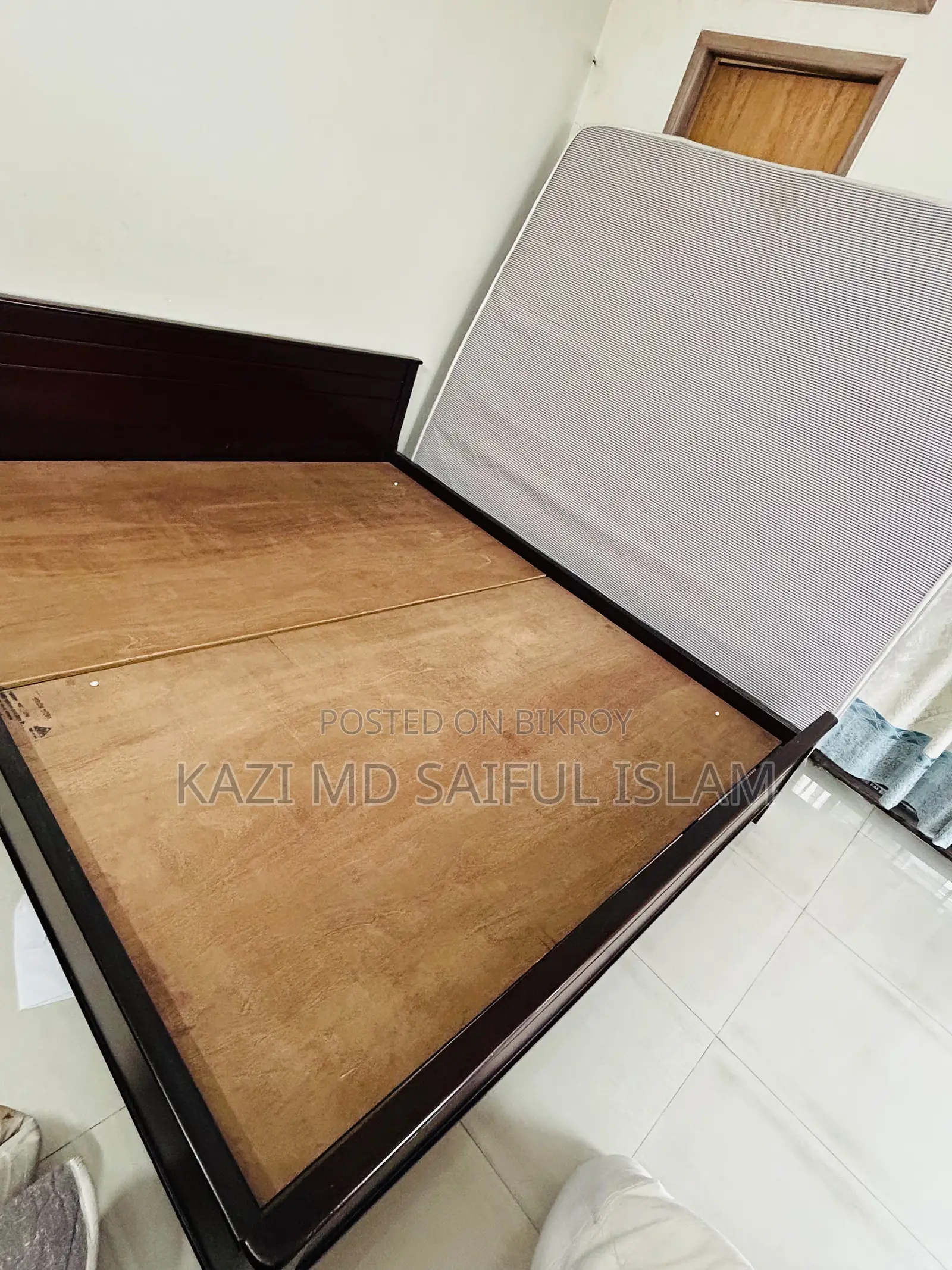 Bed With Mattress and Topper