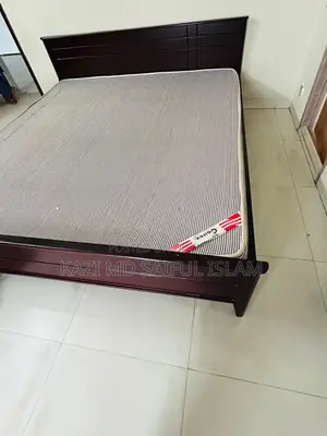 Bed With Mattress and Topper