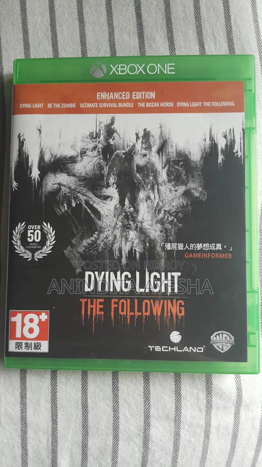 Dying Light: The Following Enhanced Edition for Xbox One/Series X