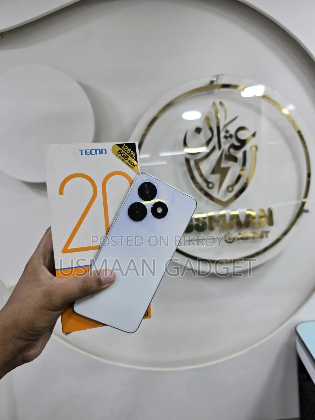 Tecno Spark 20C 128 GB White