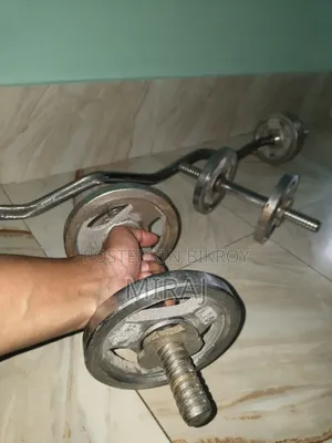 Dumbbell With EZ Bar