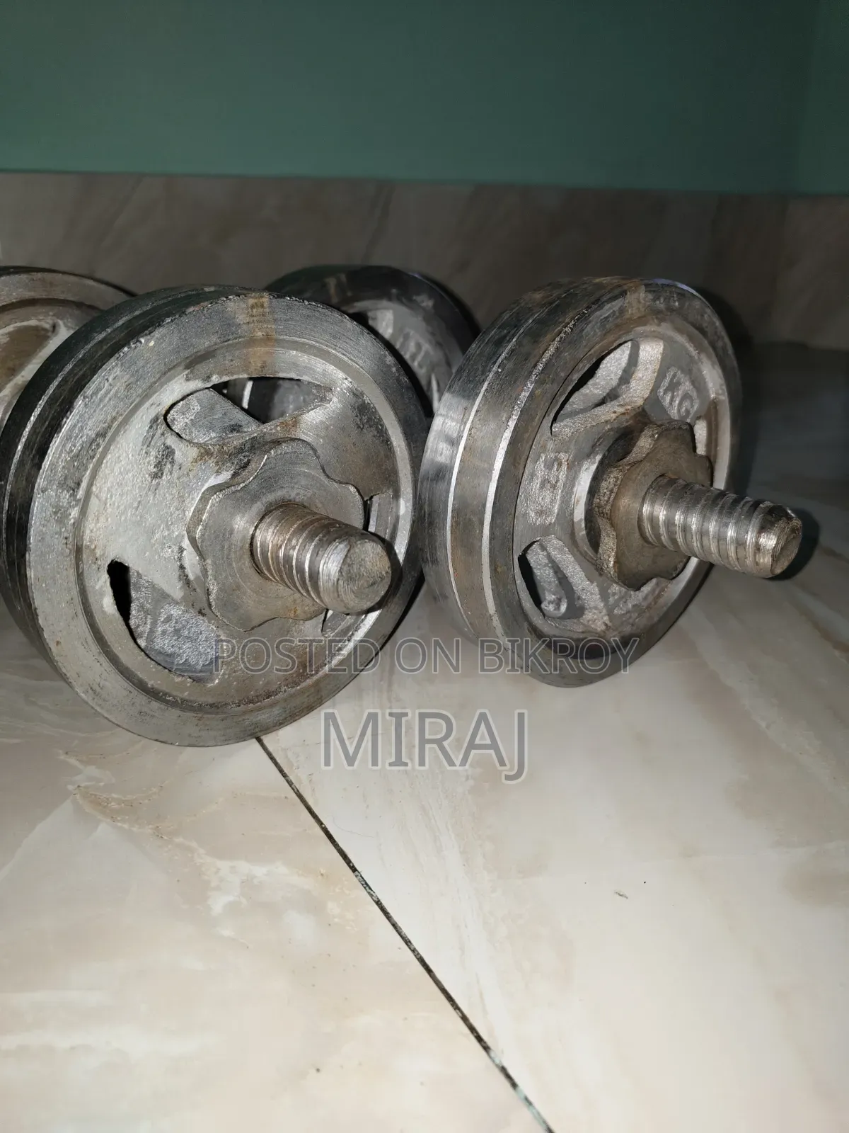 Dumbbell With EZ Bar