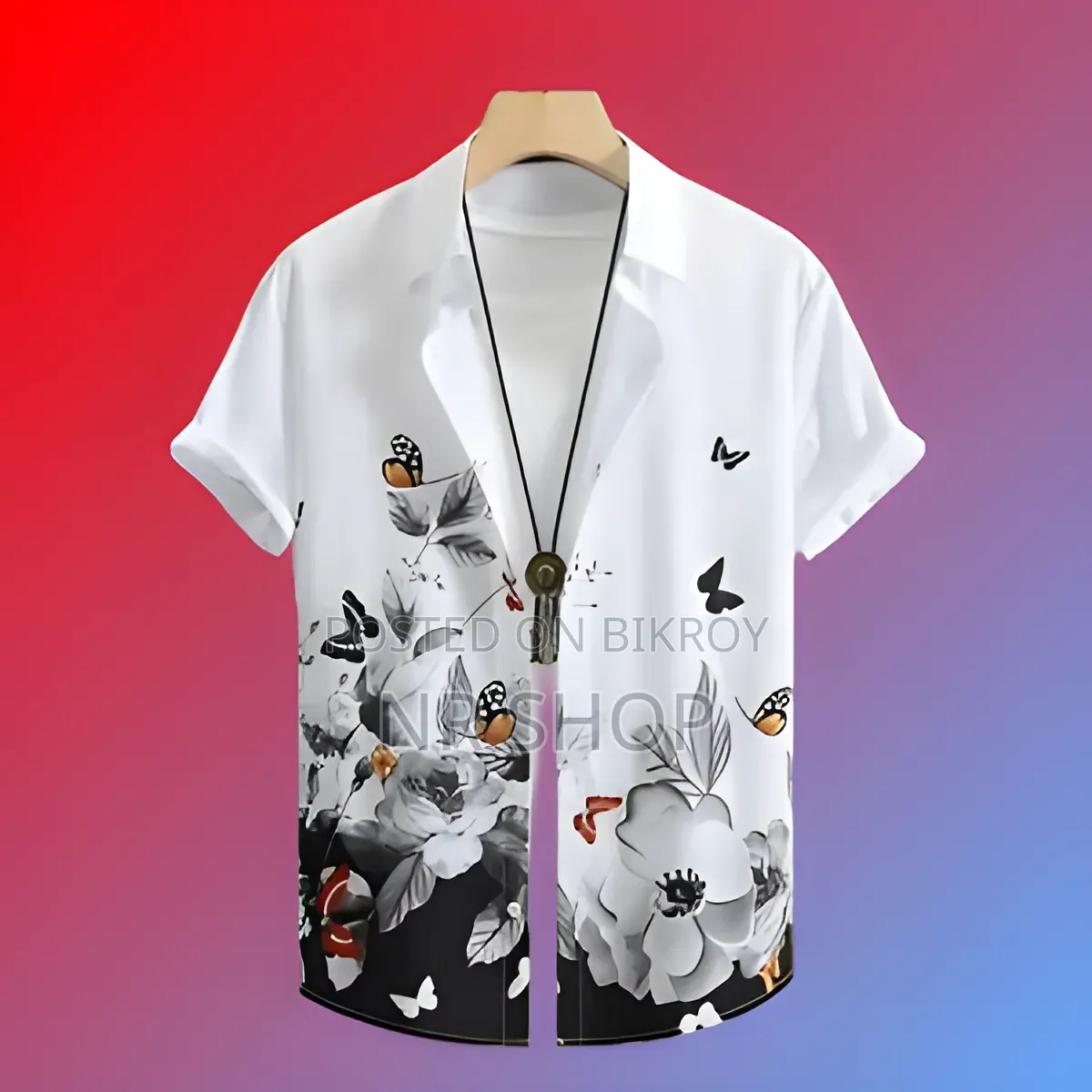Half Sleeve Cotton Shirt (For Men)