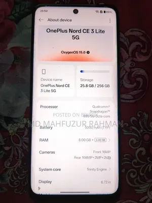 OnePlus Nord CE 3 Lite 5G 128 GB Green