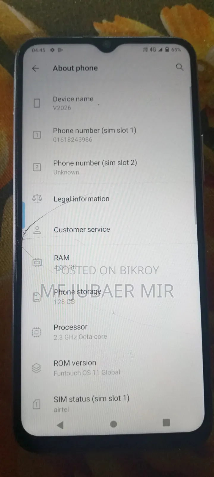 Vivo Y20 64 GB