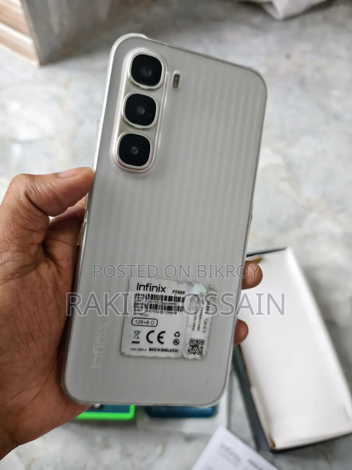 Infinix Hot 60 Pro 128 GB White