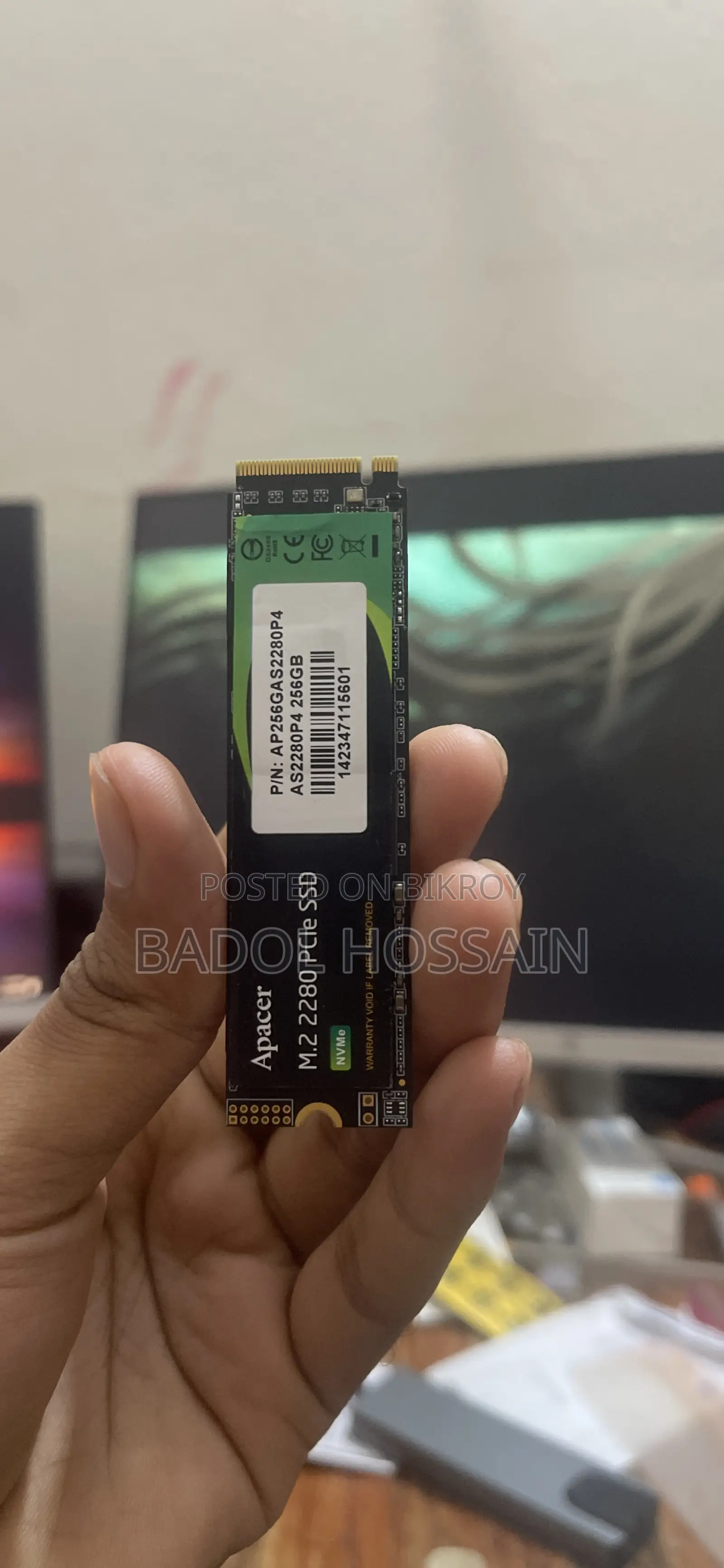 Apacer 256GB NVMe
