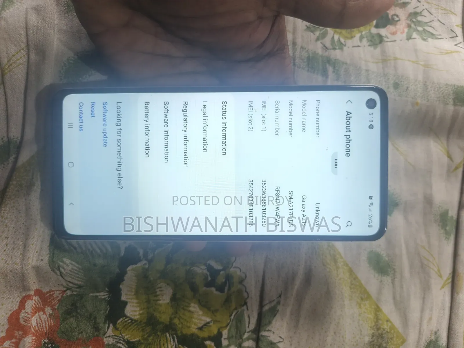 Samsung Galaxy A21s 64 GB White