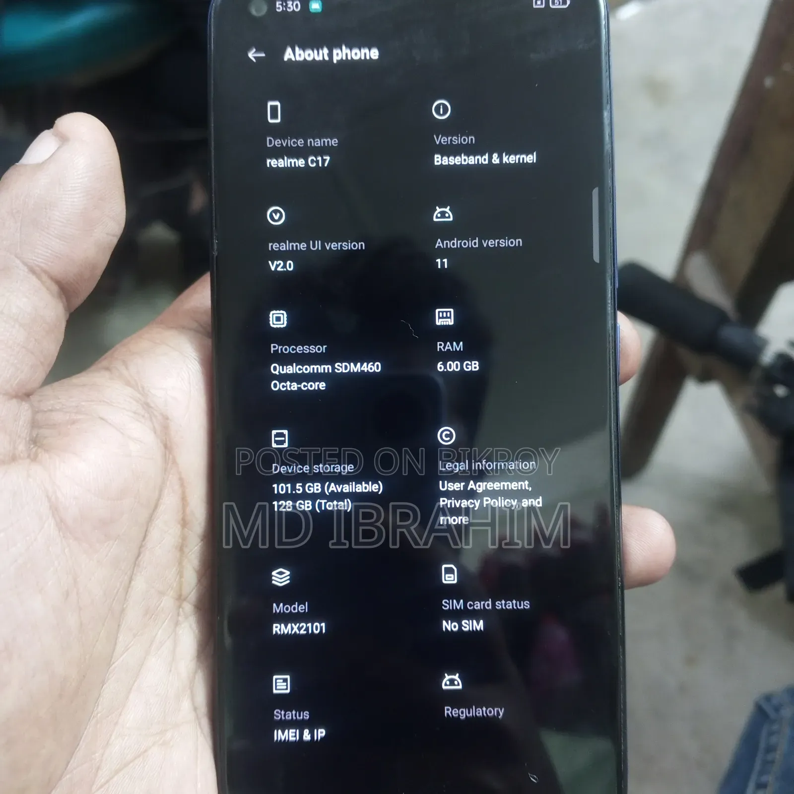 Realme C17 128 GB Blue