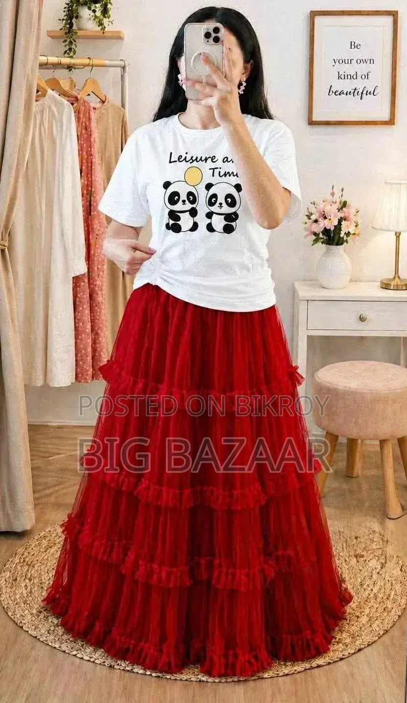 T-Shirt and Skirt Set