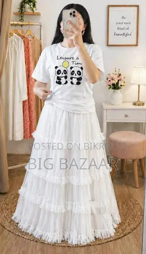 T-Shirt and Skirt Set