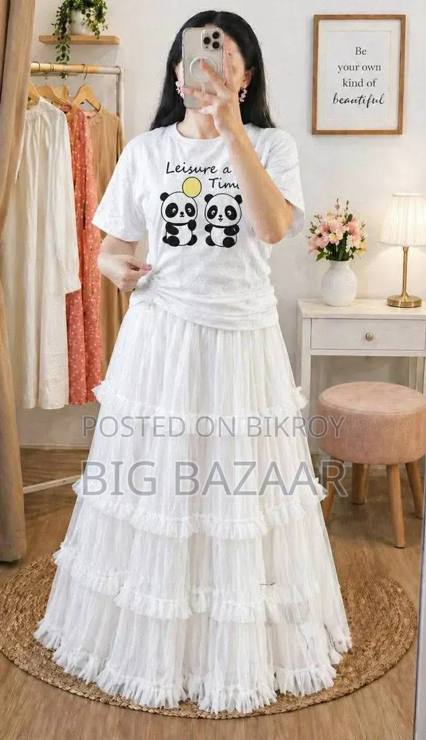 T-Shirt and Skirt Set