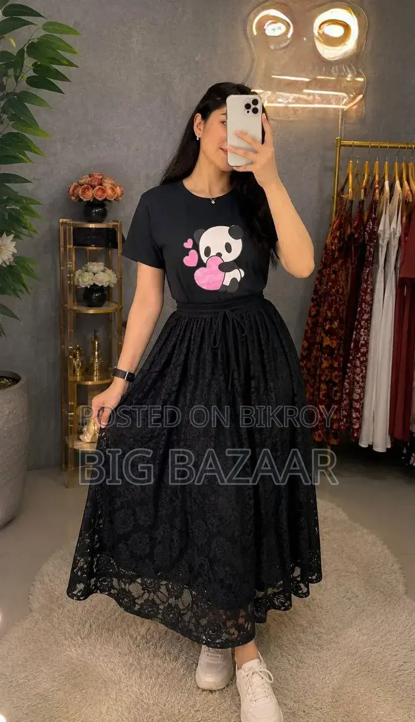 T-Shirt and Skirt Set