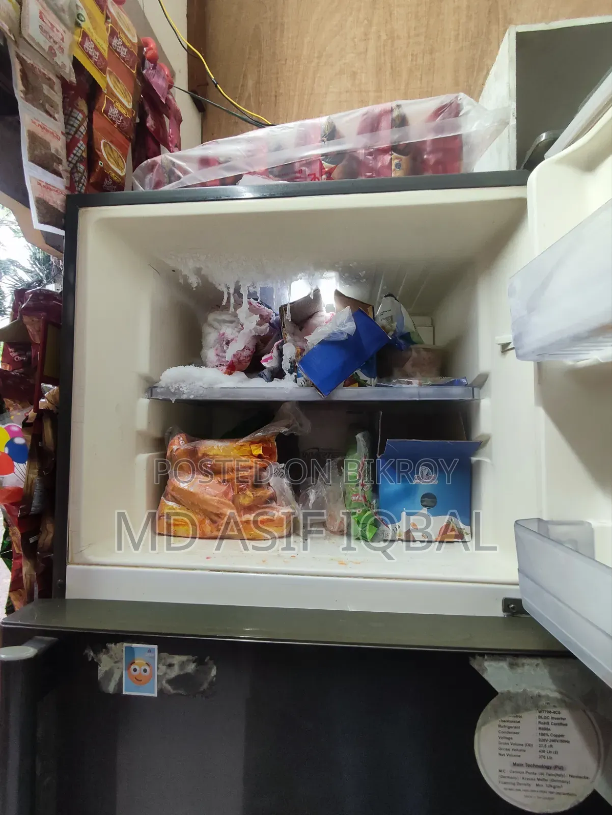 Walton Inverter Refrigerator (370 Ltr.)
