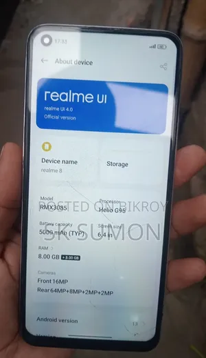 Realme 8 5G 128 GB Gray