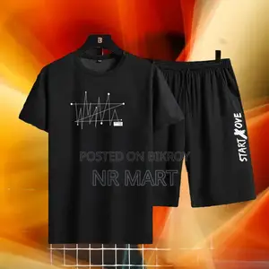 Mesh T-Shirt and Short Pant Set Combo