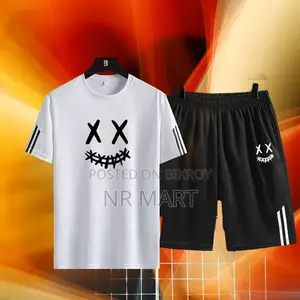Mesh T-Shirt and Short Pant Set Combo