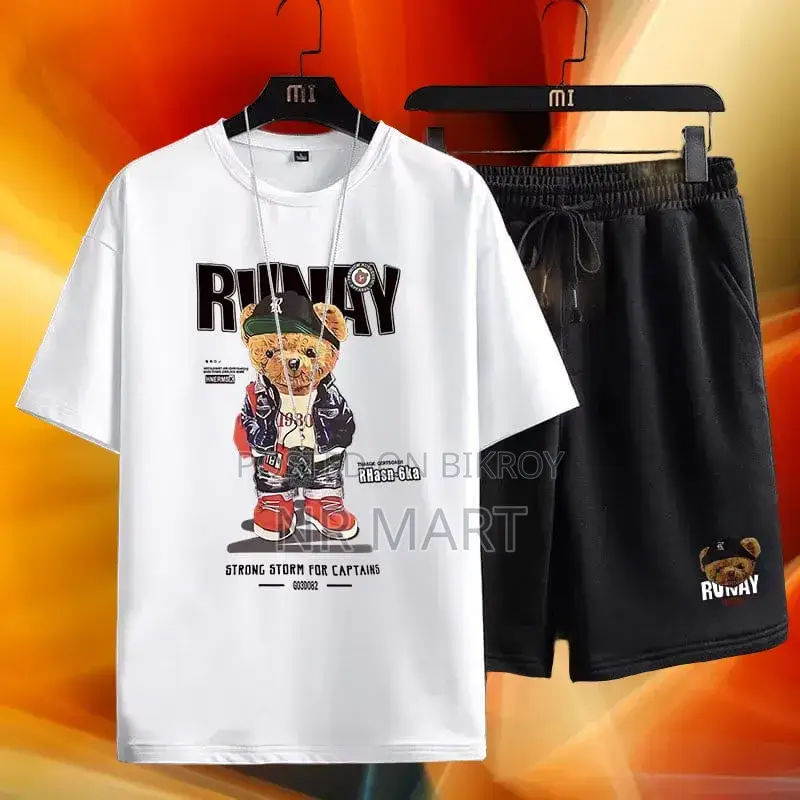 Mesh T-Shirt and Short Pant Set Combo