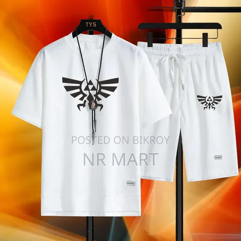 Mesh T-Shirt and Short Pant Set Combo