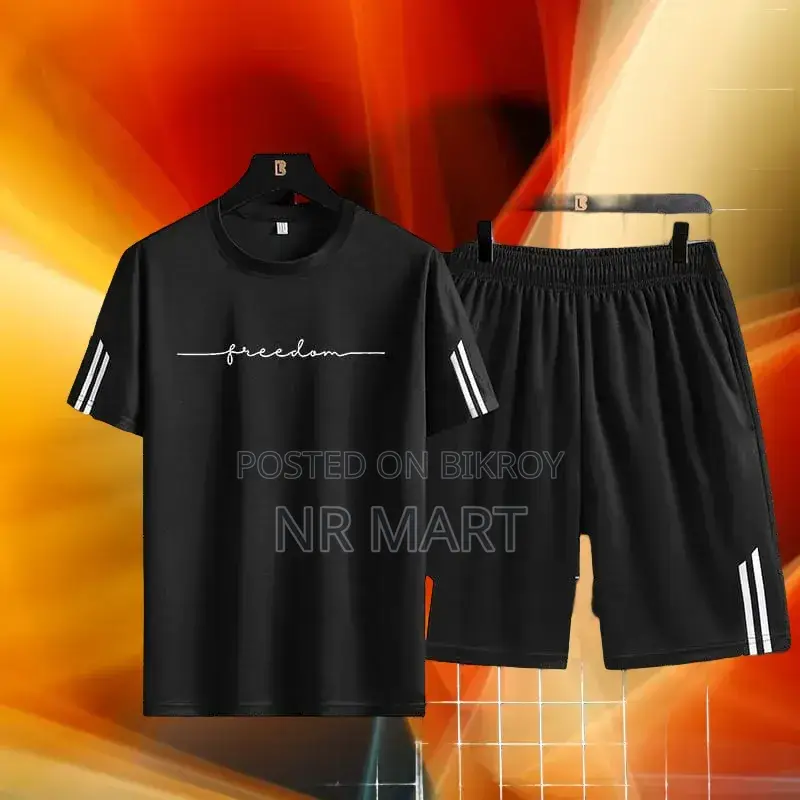Mesh T-Shirt and Short Pant Set Combo