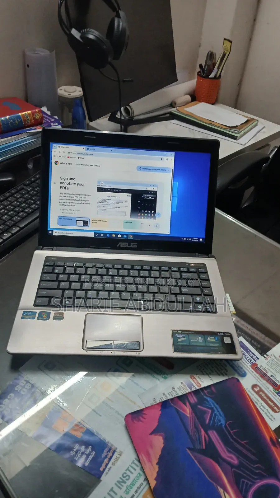 Laptop Asus K43E 8GB Intel Core i5 HDD 500GB