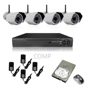 Security Surveillance System With 8 Channel Nvr, 4 Ip-Cc Camera