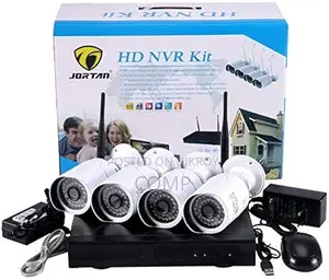 Security Surveillance System With 8 Channel Nvr, 4 Ip-Cc Camera