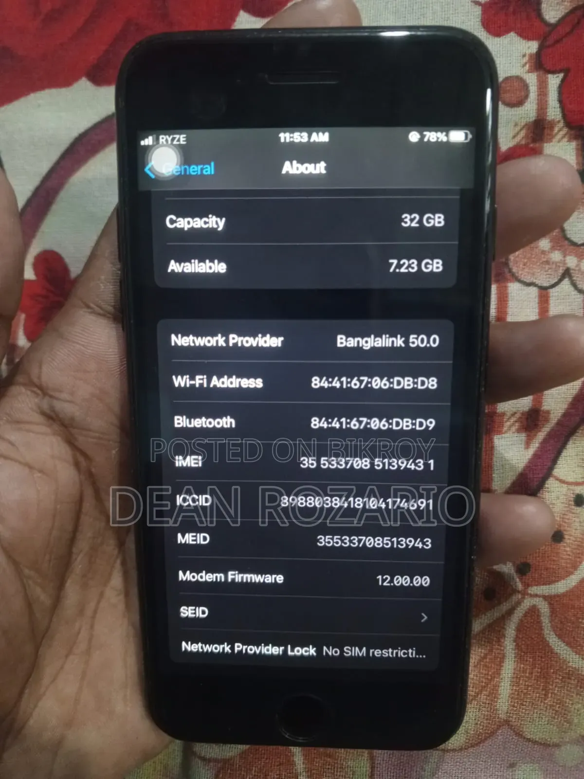 Apple iPhone 7 32 GB Black