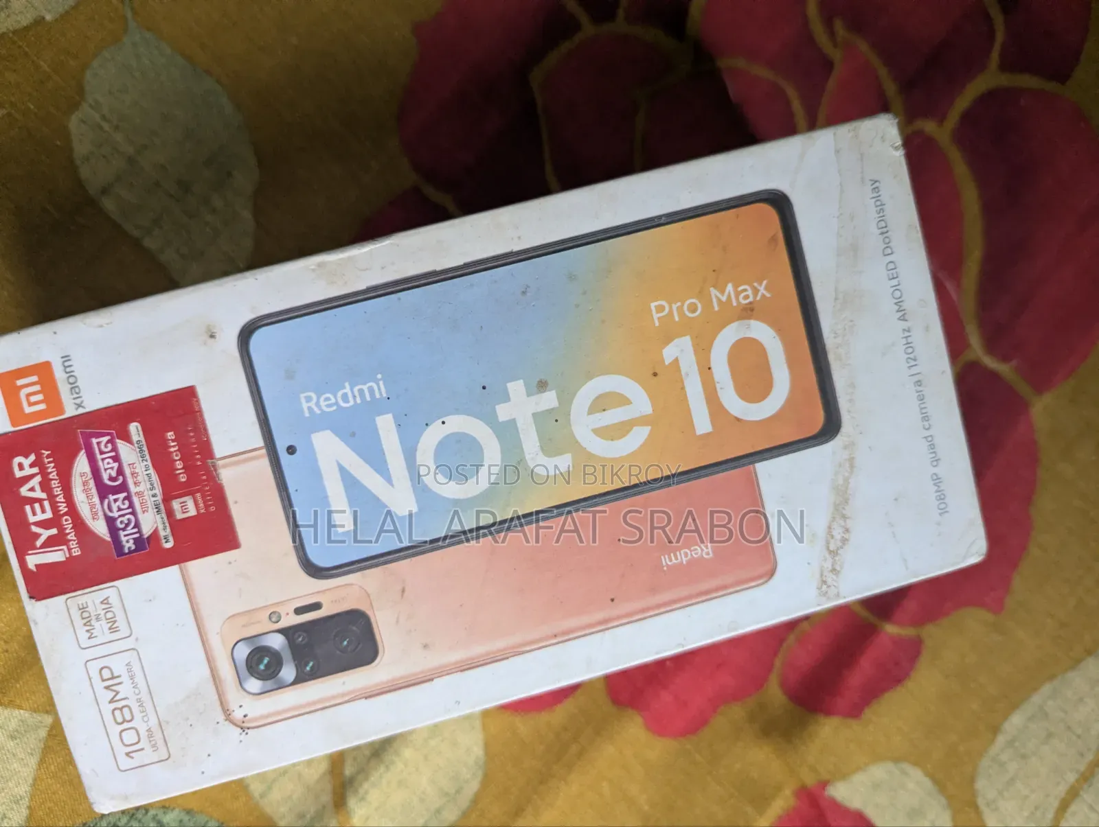 Xiaomi Redmi Note 10 Pro Max 128 GB Blue