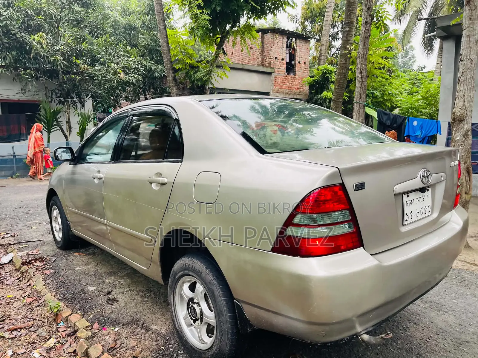 Toyota Corolla Sedan 2003 Gold