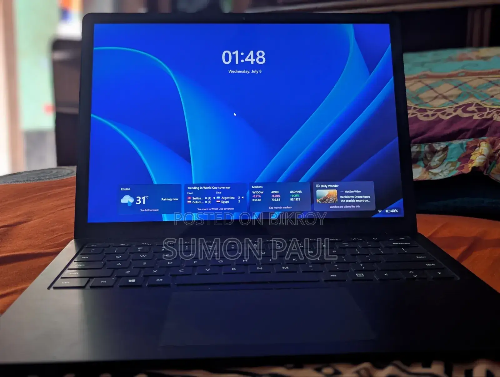 Laptop Microsoft Surface Laptop 3 8GB Intel Core I5 SSD 256GB
