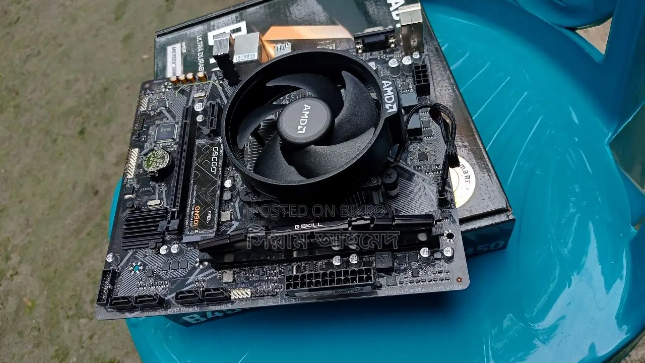 Gigabyte B450m K Ddr4 Am4 Motherboard Excellent Condition
