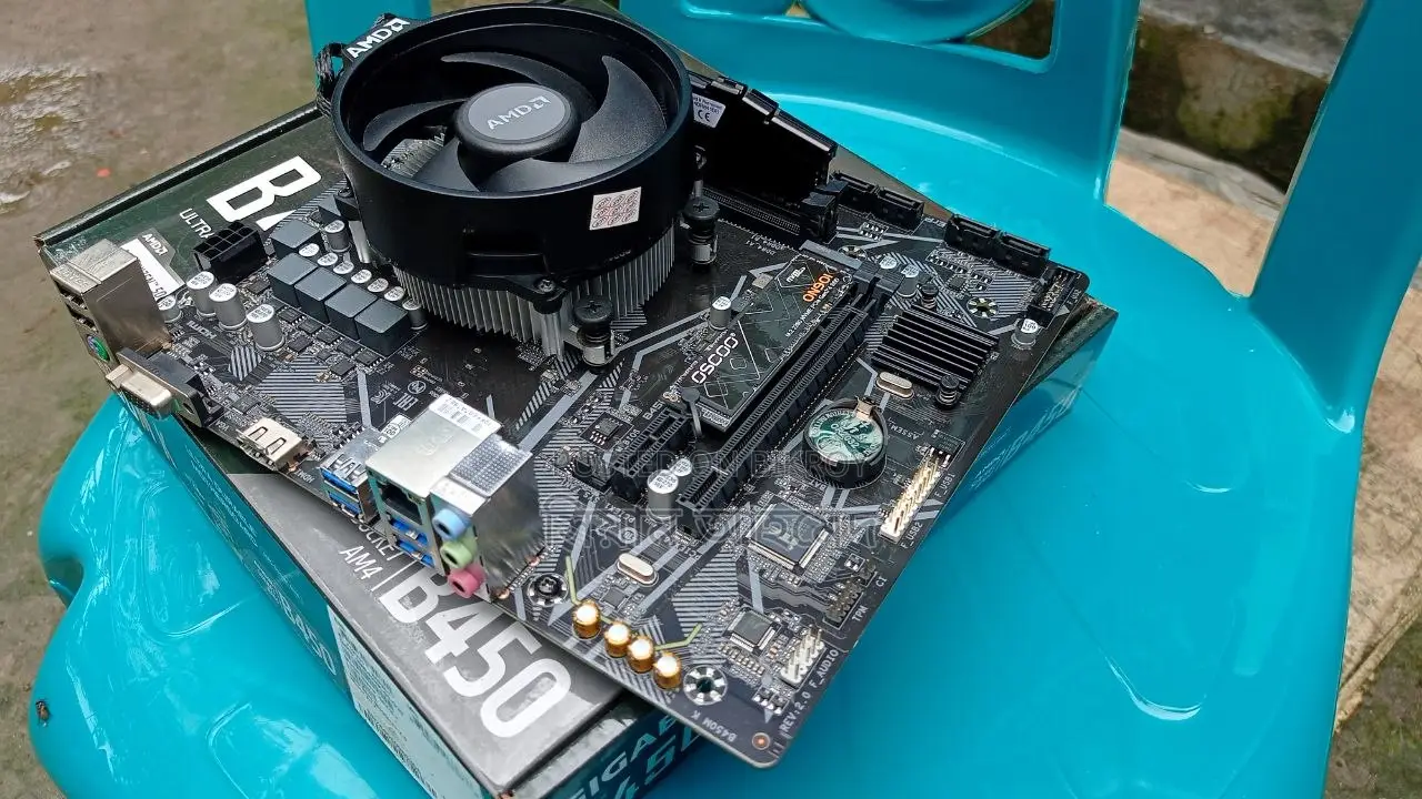 Gigabyte B450m K Ddr4 Am4 Motherboard Excellent Condition