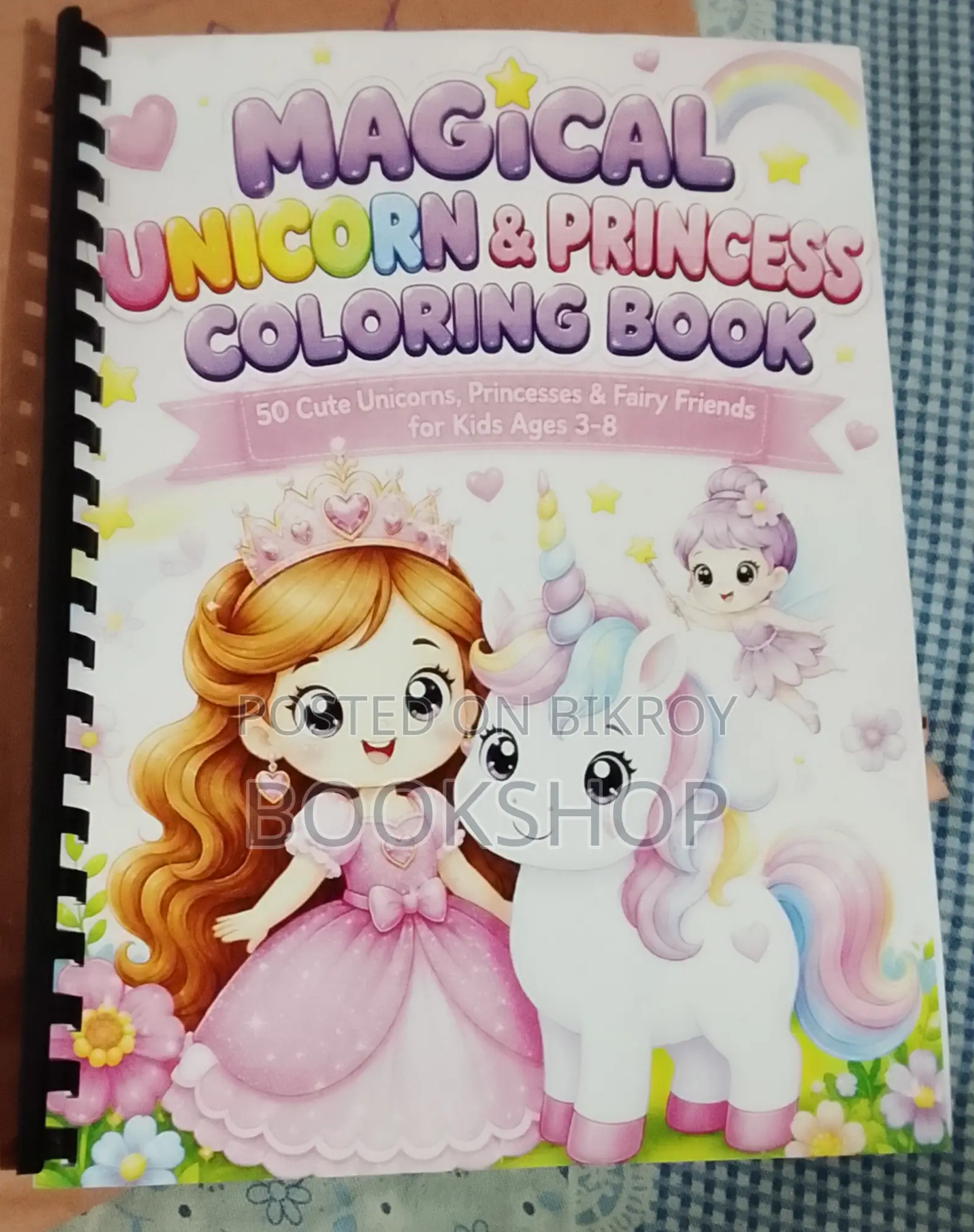 Marker Friendly Kids Coloring Book 100gsm Premium 50 Pages Age 3-8