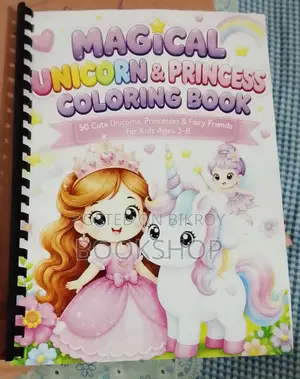 Marker Friendly Kids Coloring Book 100gsm Premium 50 Pages Age 3-8