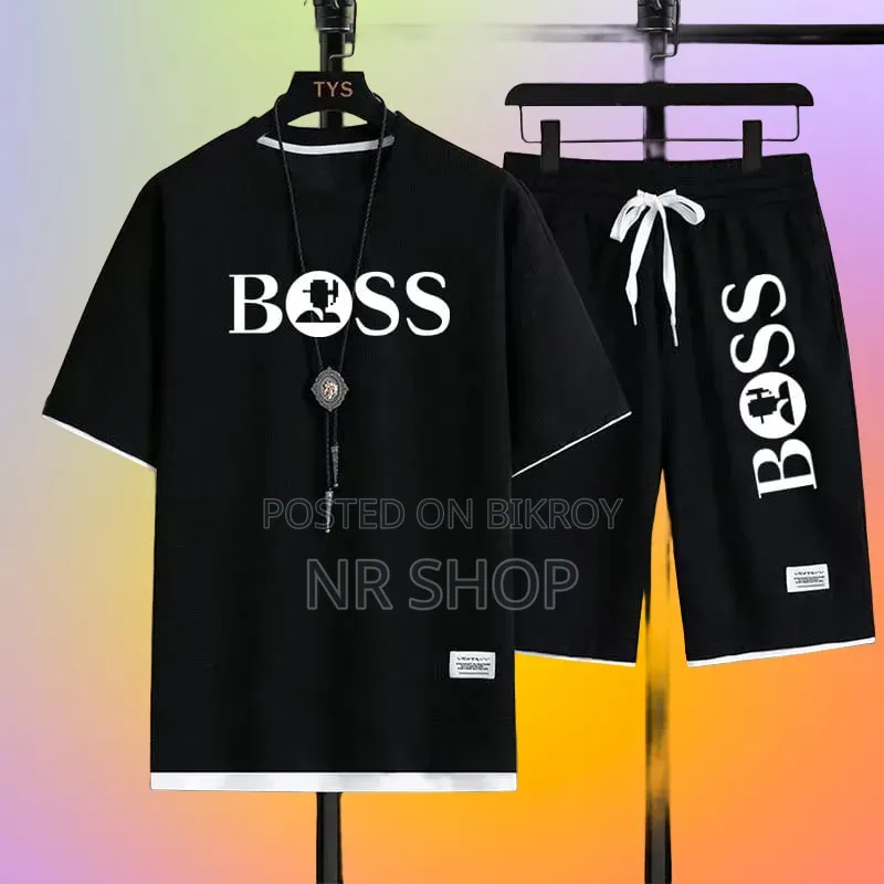  Premium Quality Summer Mash T-Shirt Short Pant Set 