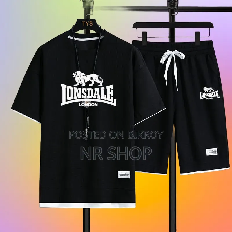  Premium Quality Summer Mash T-Shirt Short Pant Set 