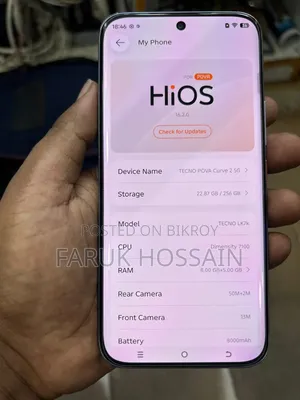 Tecno Pova Curve 2 256 GB Gray