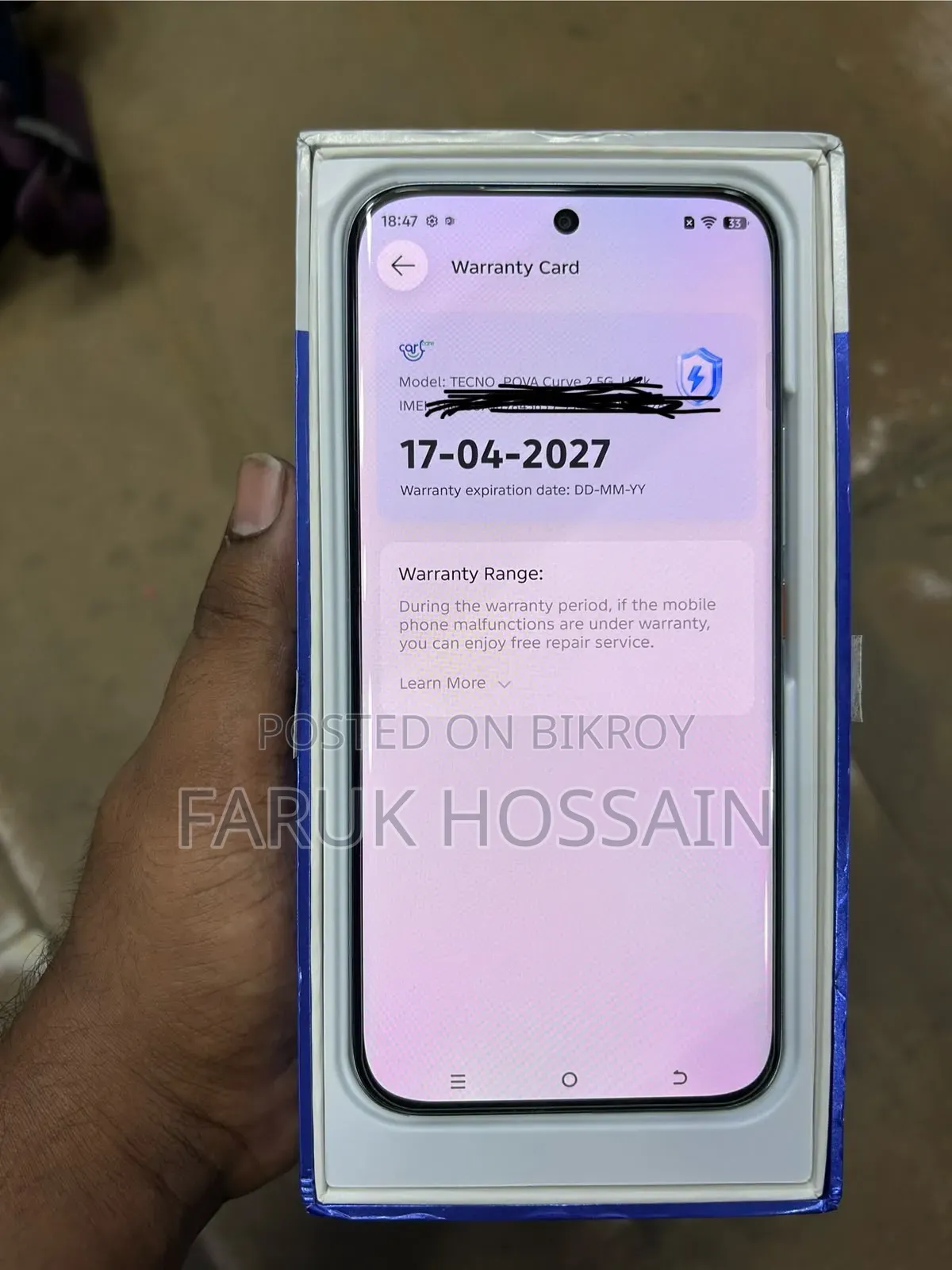 Tecno Pova Curve 2 256 GB Gray
