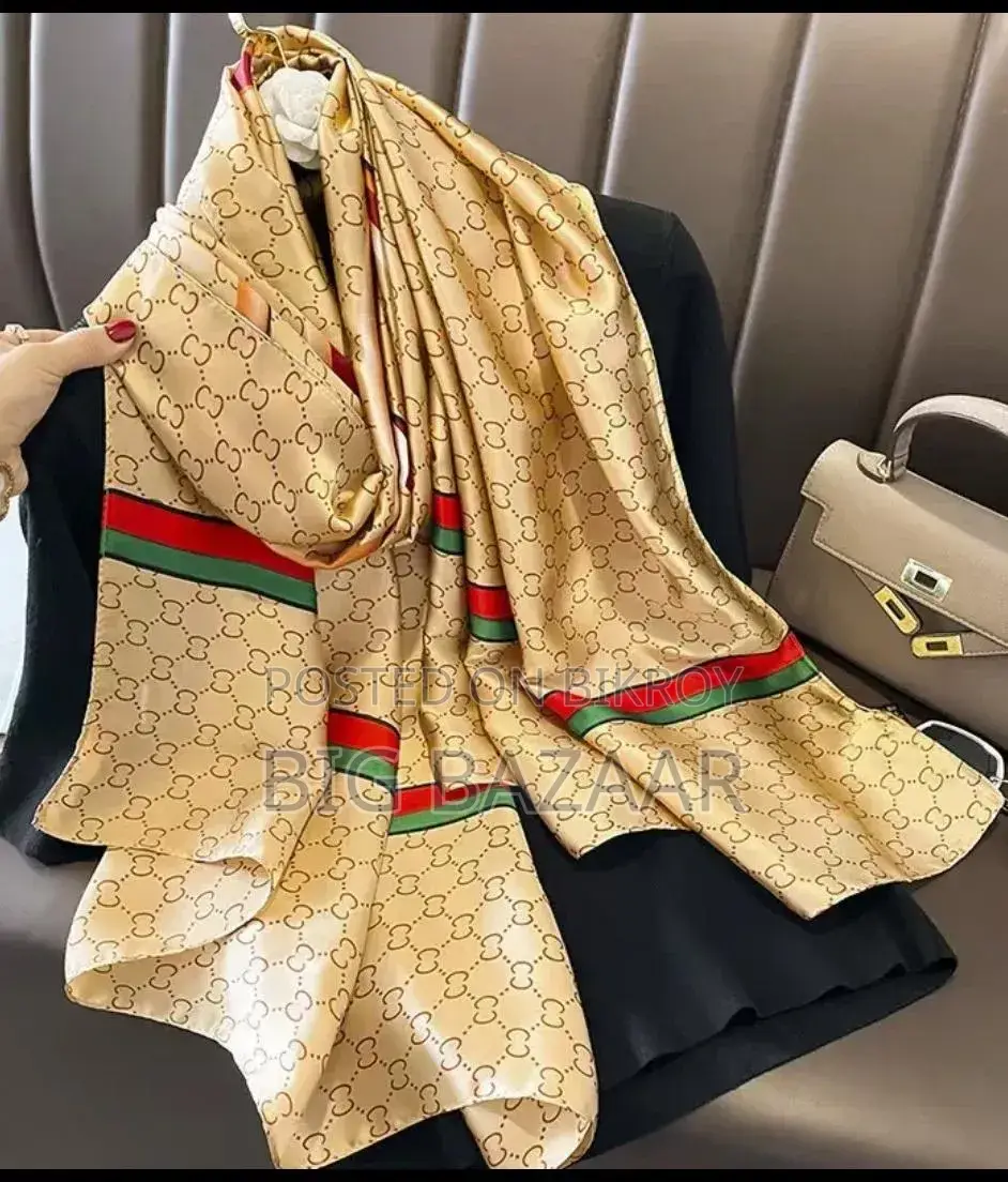 Premium Luxury Satin Silk Scarf