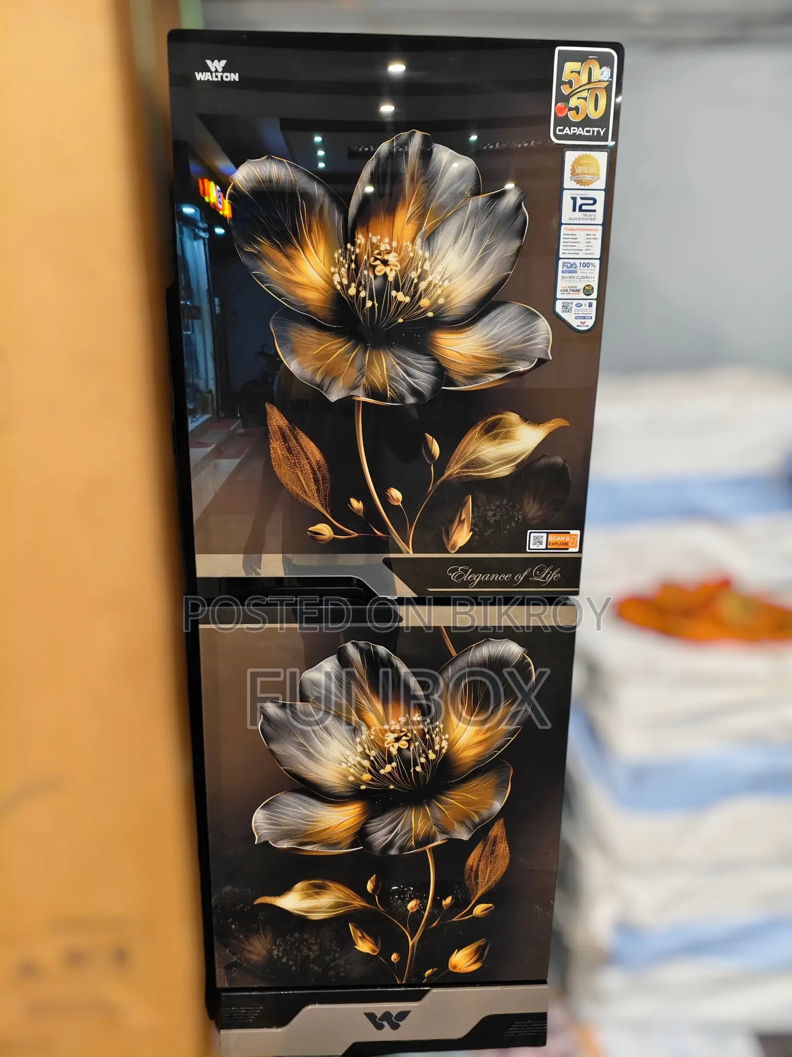 1 Week Used Walton WFD-1e0 Refrigerator 150 Liters
