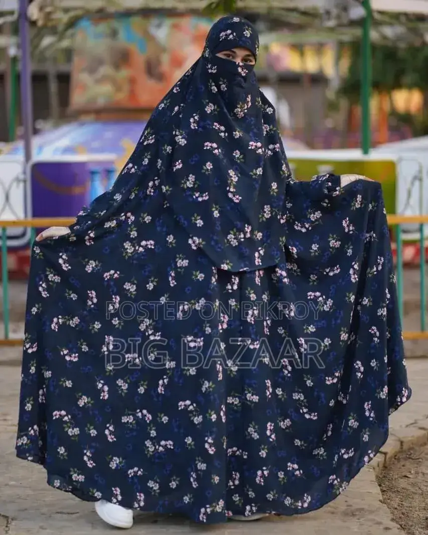 Long Prayer Khimar - Alex Print