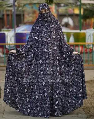 Long Prayer Khimar - Alex Print