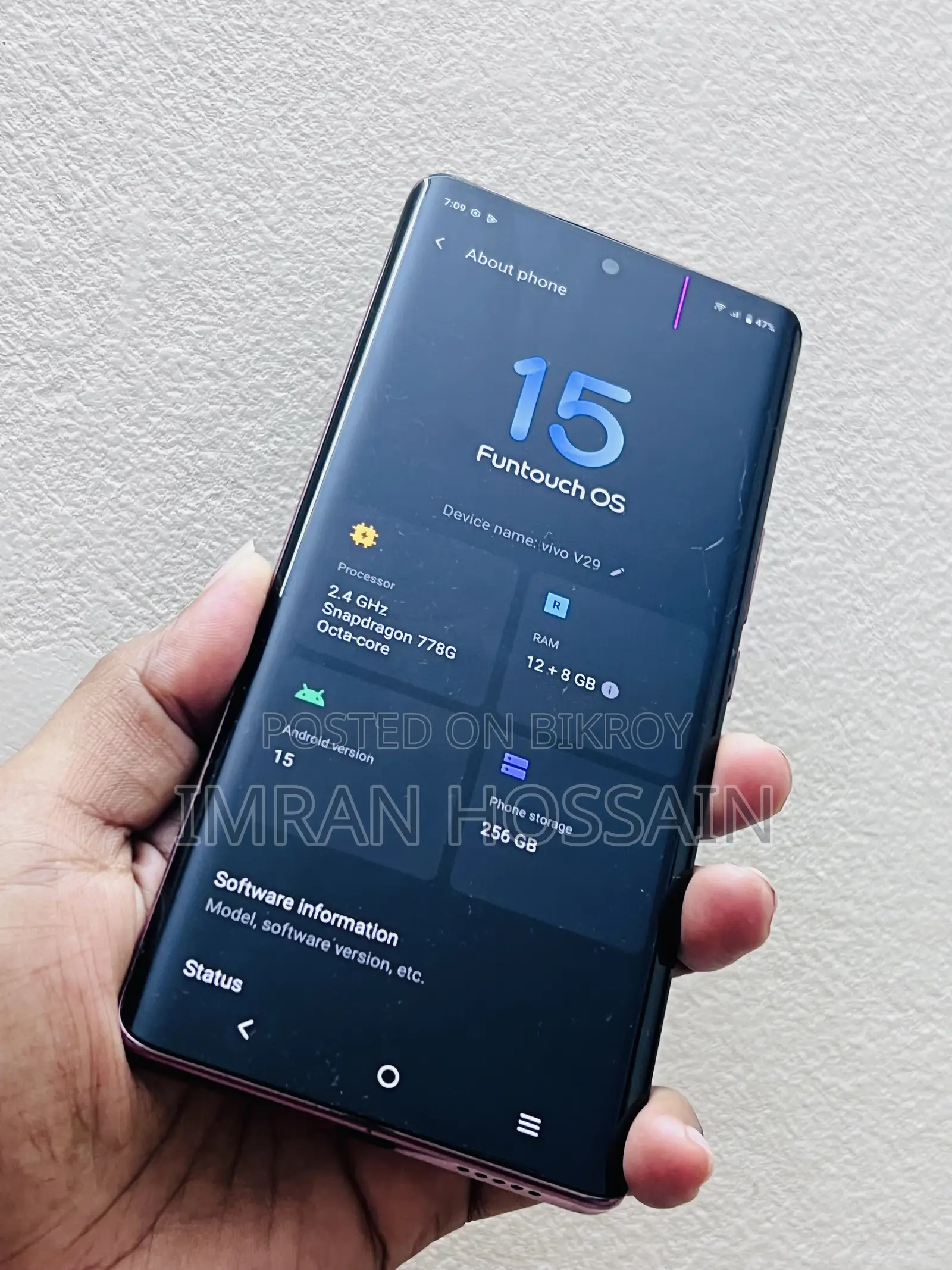 Vivo V29 256 GB Rose Gold