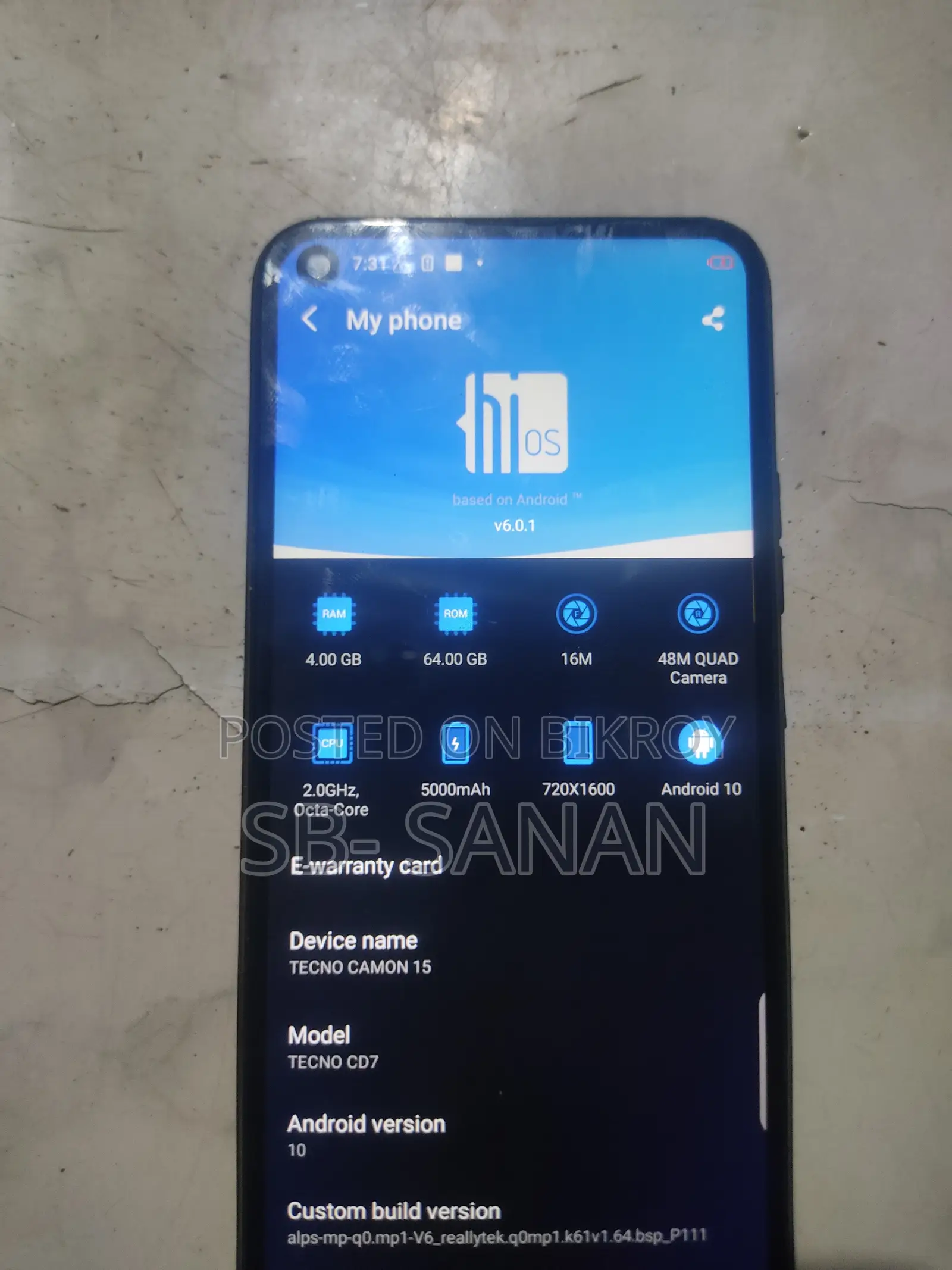 Tecno Camon 15 64 GB
