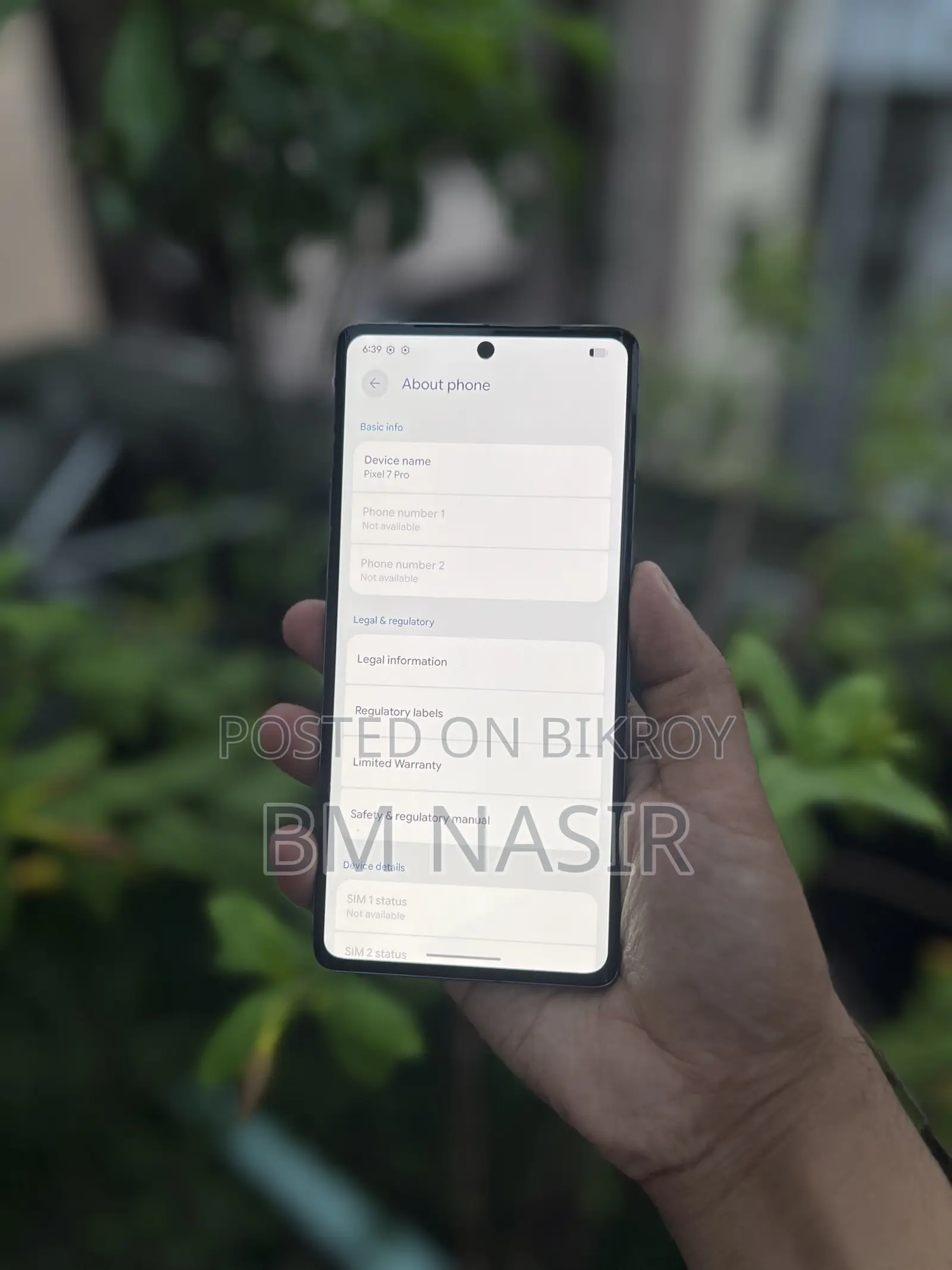 Google Pixel 7 Pro 256 GB Black