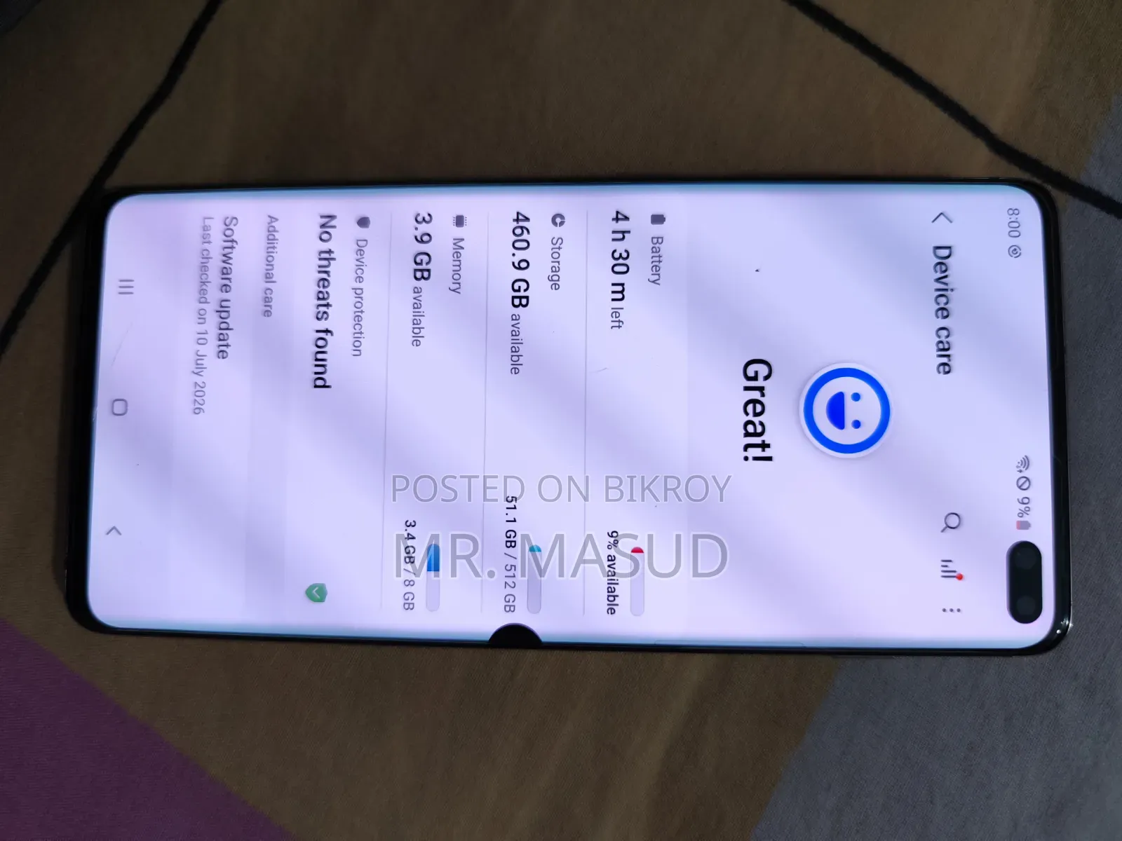 Samsung Galaxy S10 Plus 512 GB White