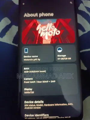 Motorola Moto G45 128 GB Blue